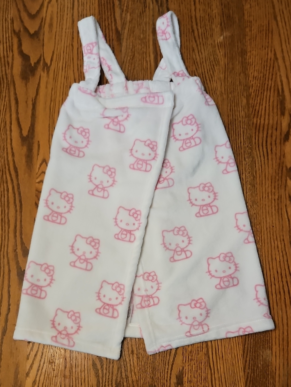 Hello Kitty White and Pink Fleece Romper Dress